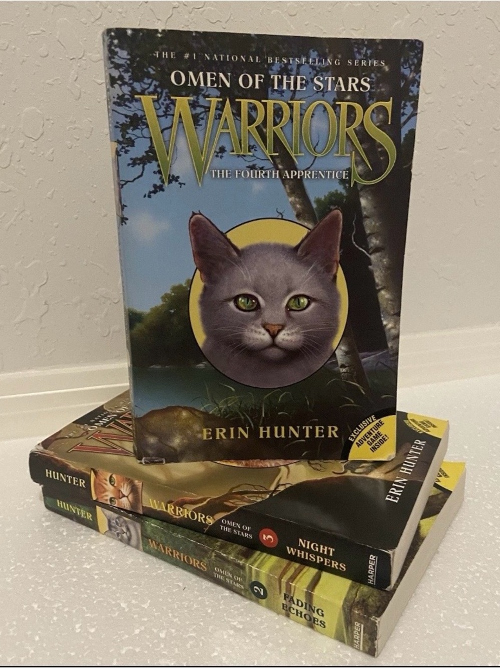 Warriors Omen of the Stars Books 1-3 Lot Erin Hunter Paperbacks